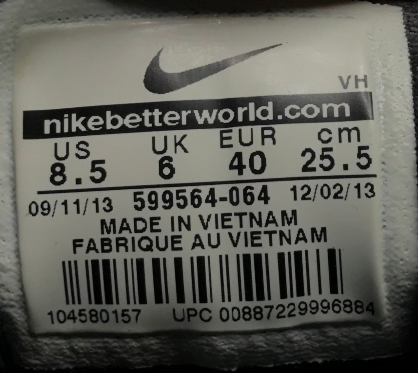 EUR SIZE 40 | Nike Dual Fusion Run 2 Athletic Running Shoes