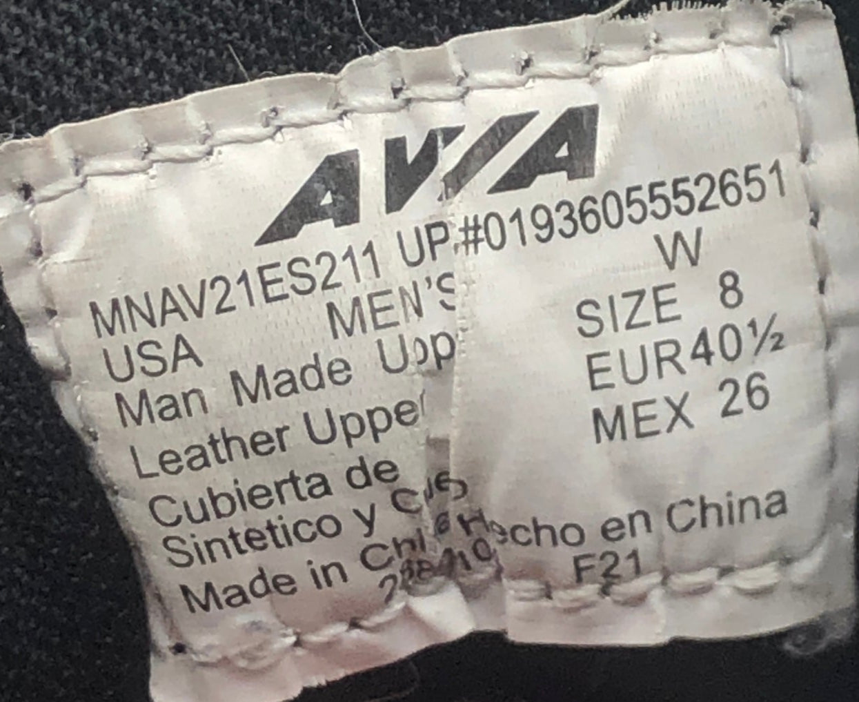 EUR SIZE 40.5 | AVIA MEMORY FOAM