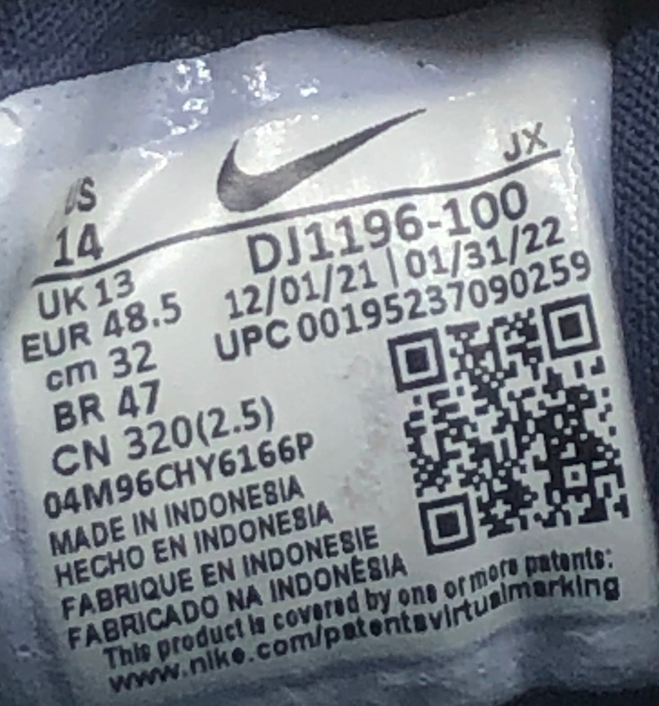 EUR SIZE 48.5 | NIKE DEFY ALL DAY