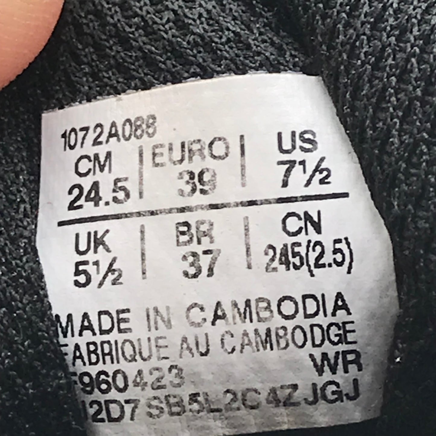 EUR SIZE 39 | Asics GEL-CONTEND 9