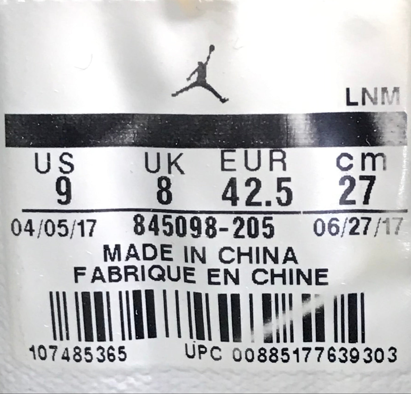 EUR SIZE 42.5 | Jordan Horizon Low