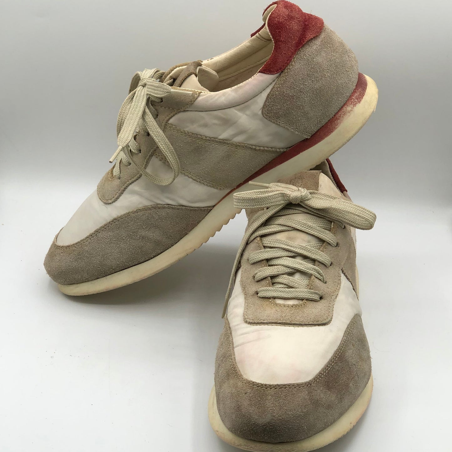 Men’s Vintage Style Suede & Nylon Running Sneakers