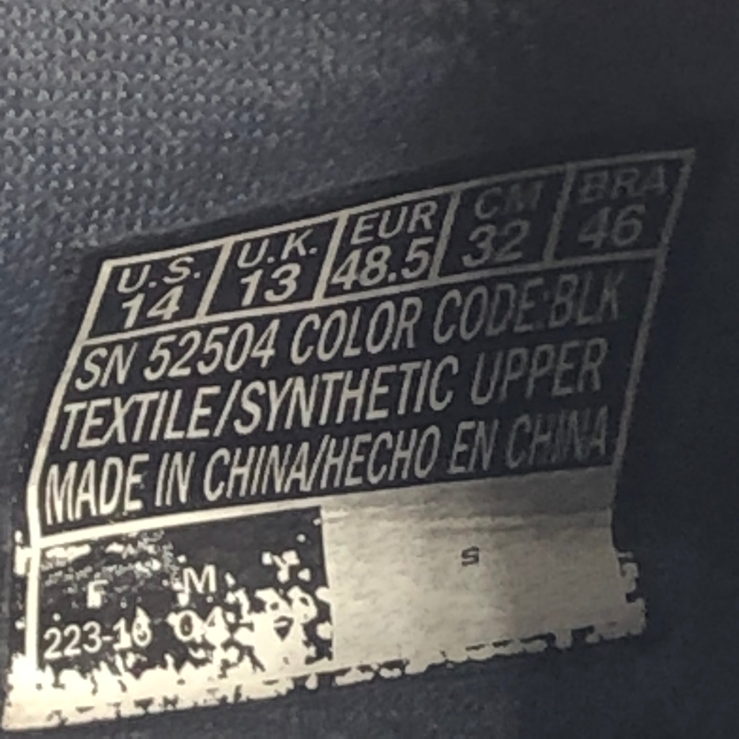 Size EUR 48.5 | Mens Skechers' Elasticated Lace Trainer