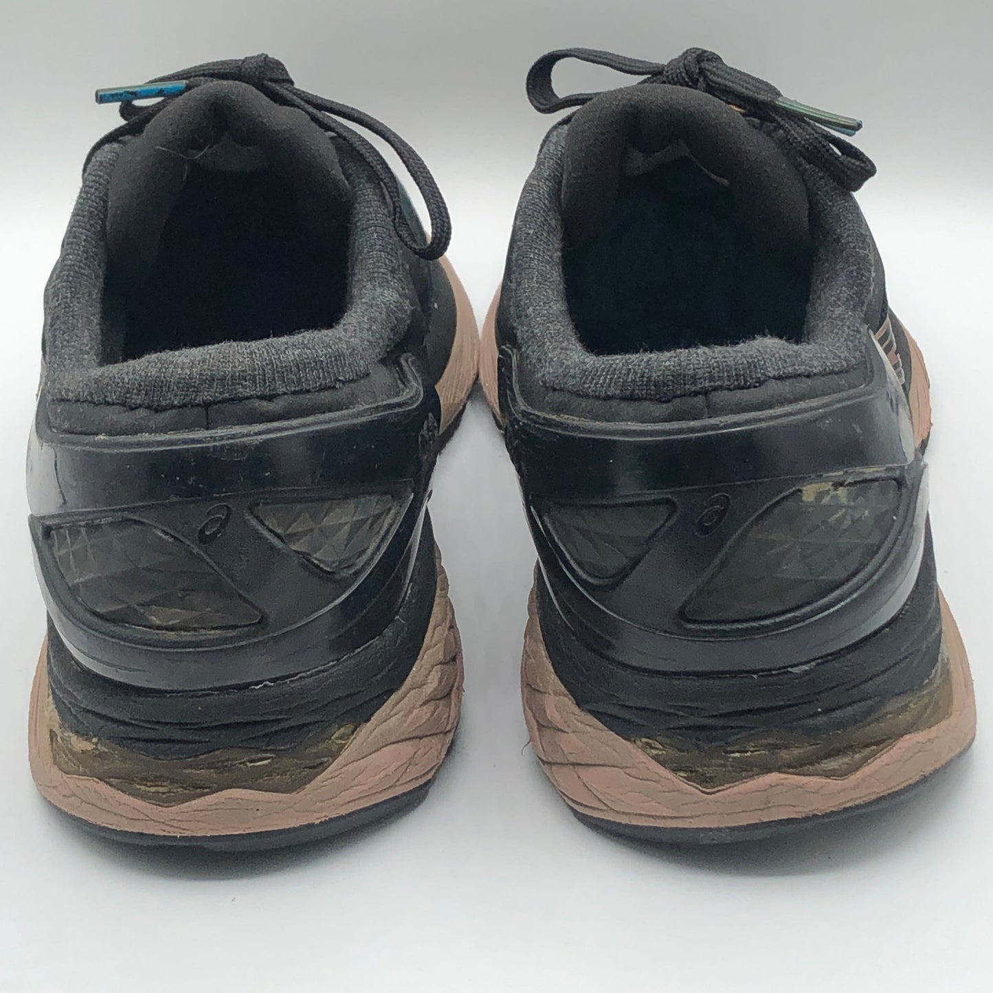 EUR SIZE 41.5 | Asics Metarun Black Rose Gold Athletic Training Running Shoes