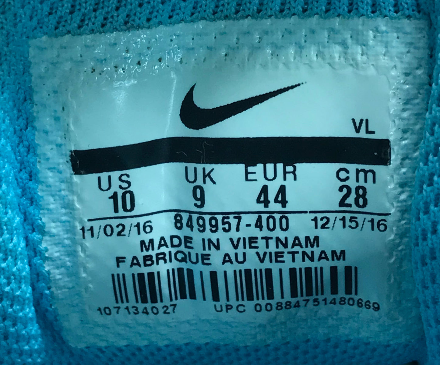 EUR SIZE 44 | Nike Crater Impact running shoes