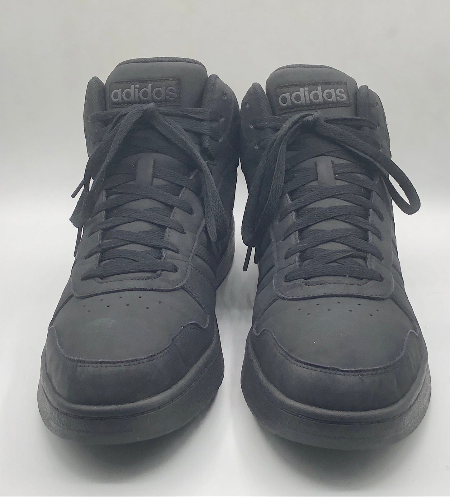 EUR SIZE 46.5 | adidas Hoops 2.0 Mid Basketball Style Shoes Black