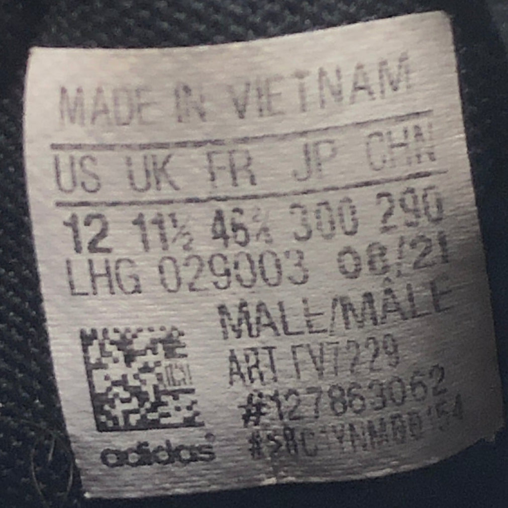 EUR SIZE 46.5 | adidas Hoops 2.0 Mid Basketball Style Shoes Black