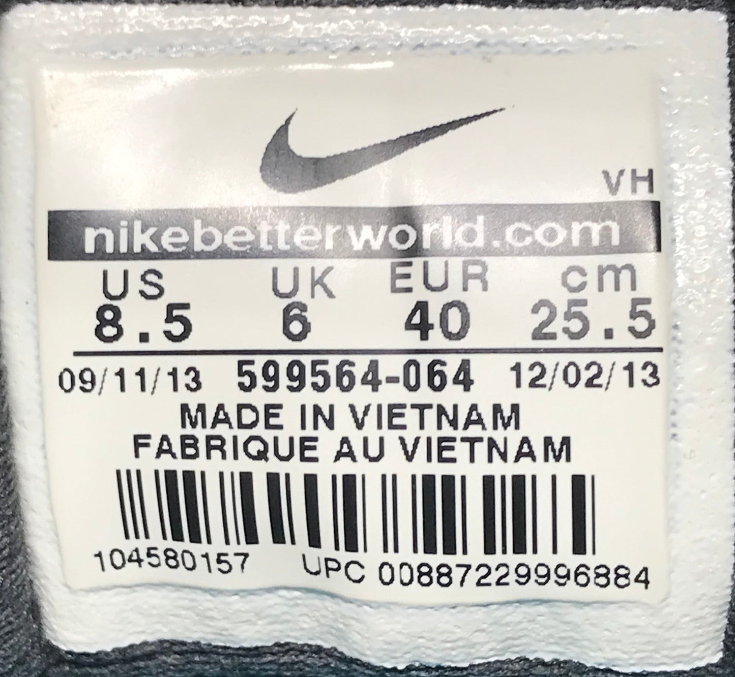 EUR SIZE 40 | Nike Dual Fusion Run 2 Athletic Running Shoes