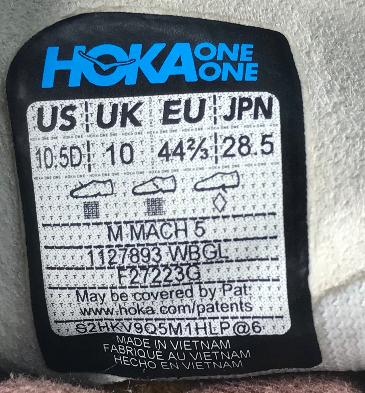 EUR SIZE 44.5 | HOKA ONE ONE MACH 5