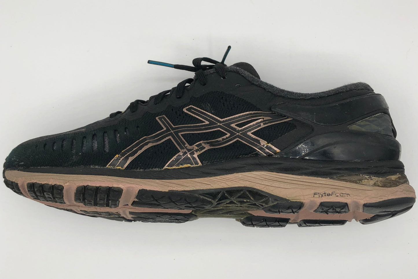 EUR SIZE 41.5 | Asics Metarun Black Rose Gold Athletic Training Running Shoes