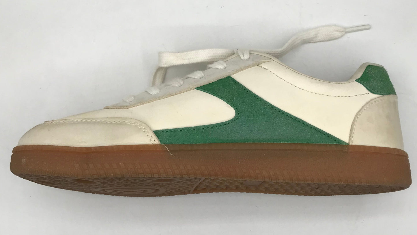 EUR SIZE 40.5 | White Colourblock Lace Up Trainers