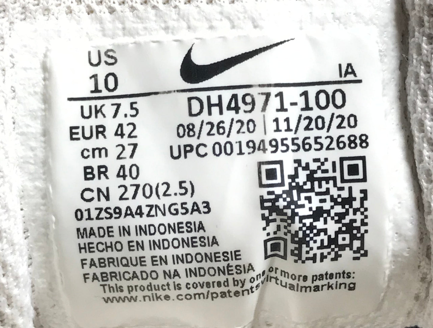 EUR SIZE 42 | Nike Air Force 1