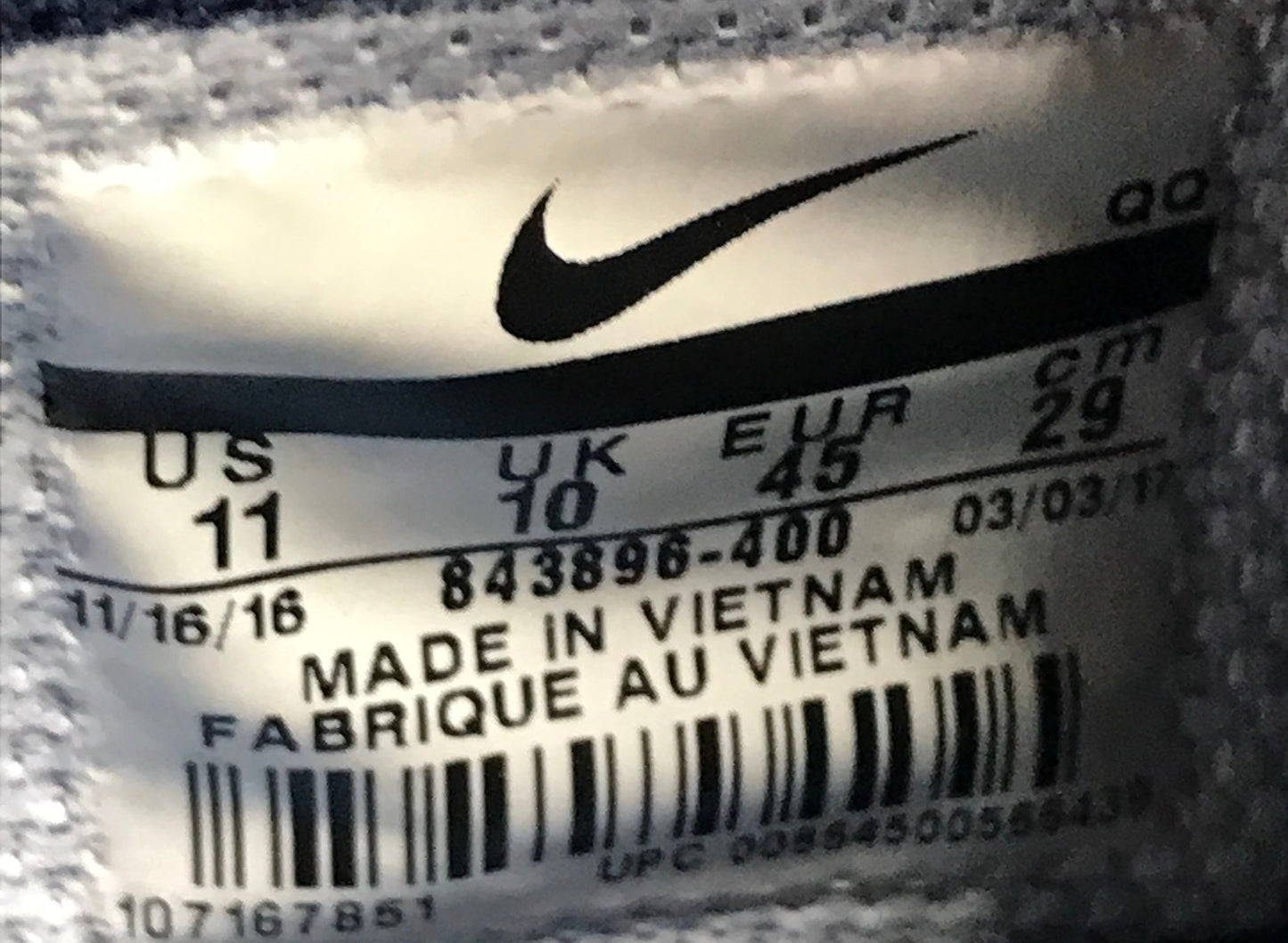 EUR SIZE 45 | Nike Men's SB Check
