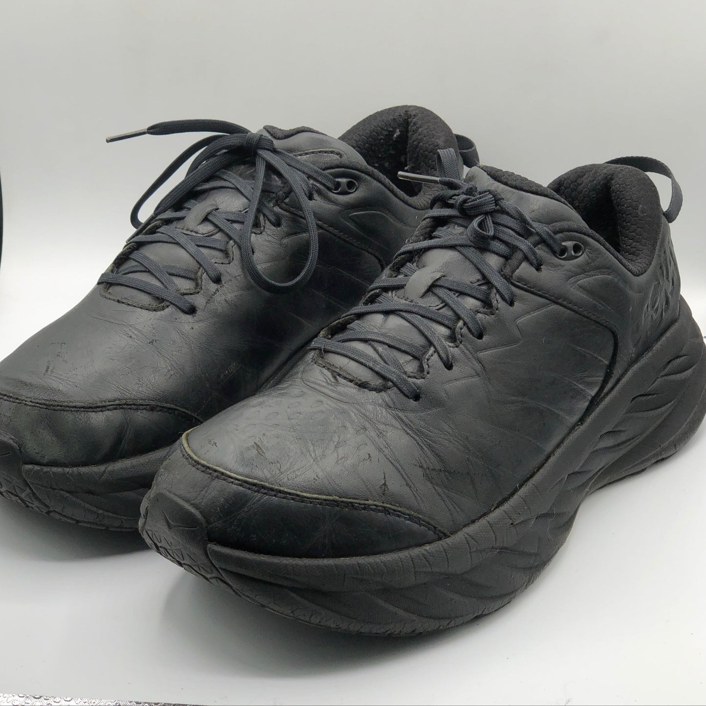 SIZE EUR 47.5 | Hoka Men's Bondi SR Sneaker, Black/Black