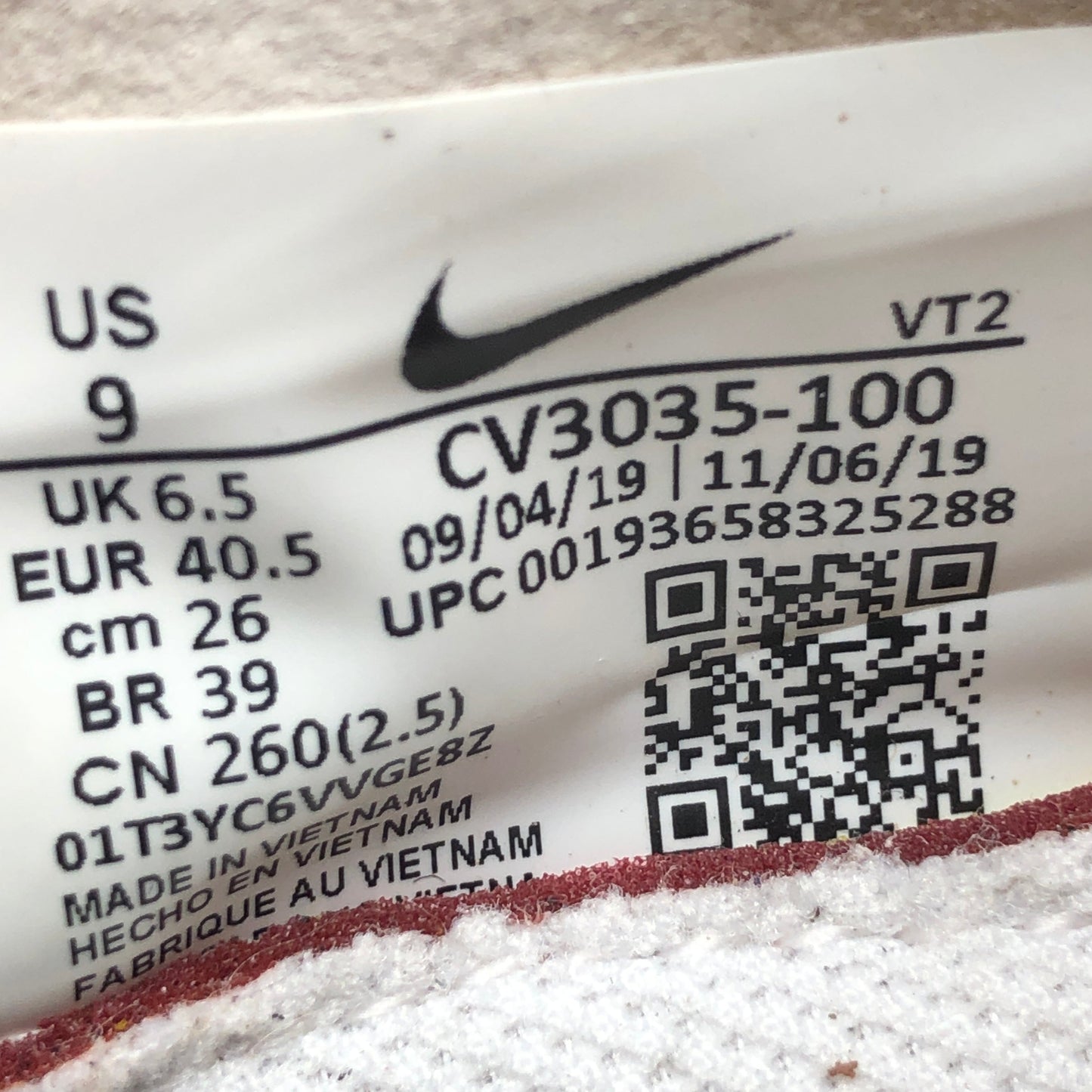 EUR SIZE 40.5 | Nike React Element