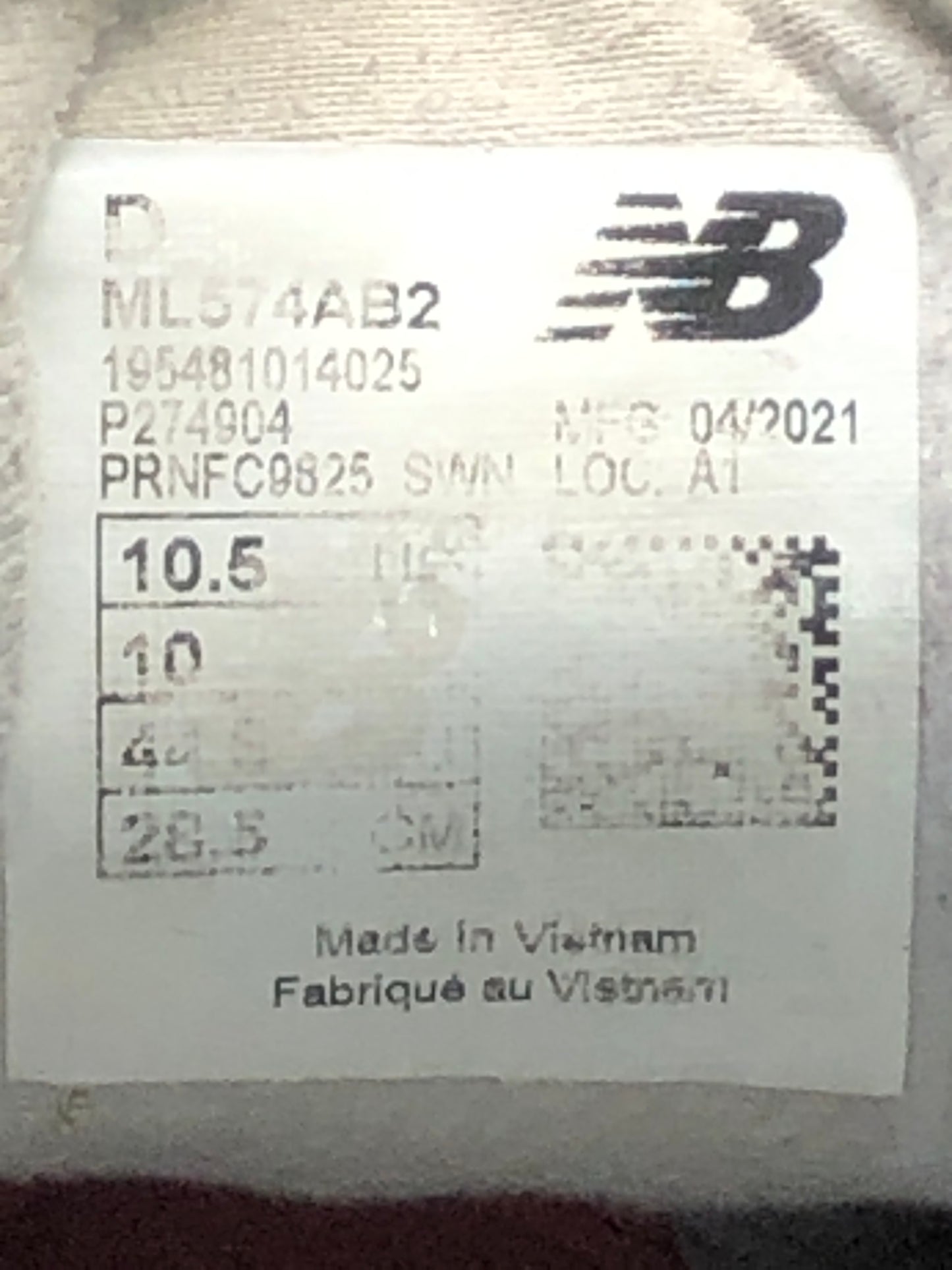 New Balance Grey and Blue Trainers