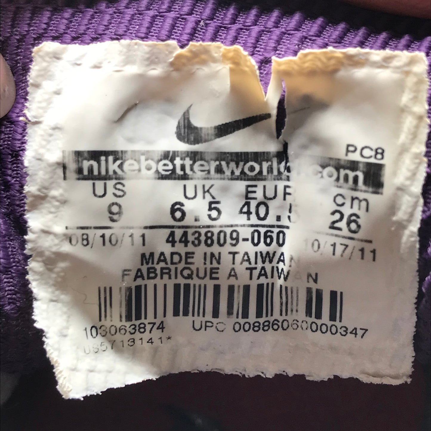 EUR SIZE 40.5 | Nike Zoom Pegasus 38