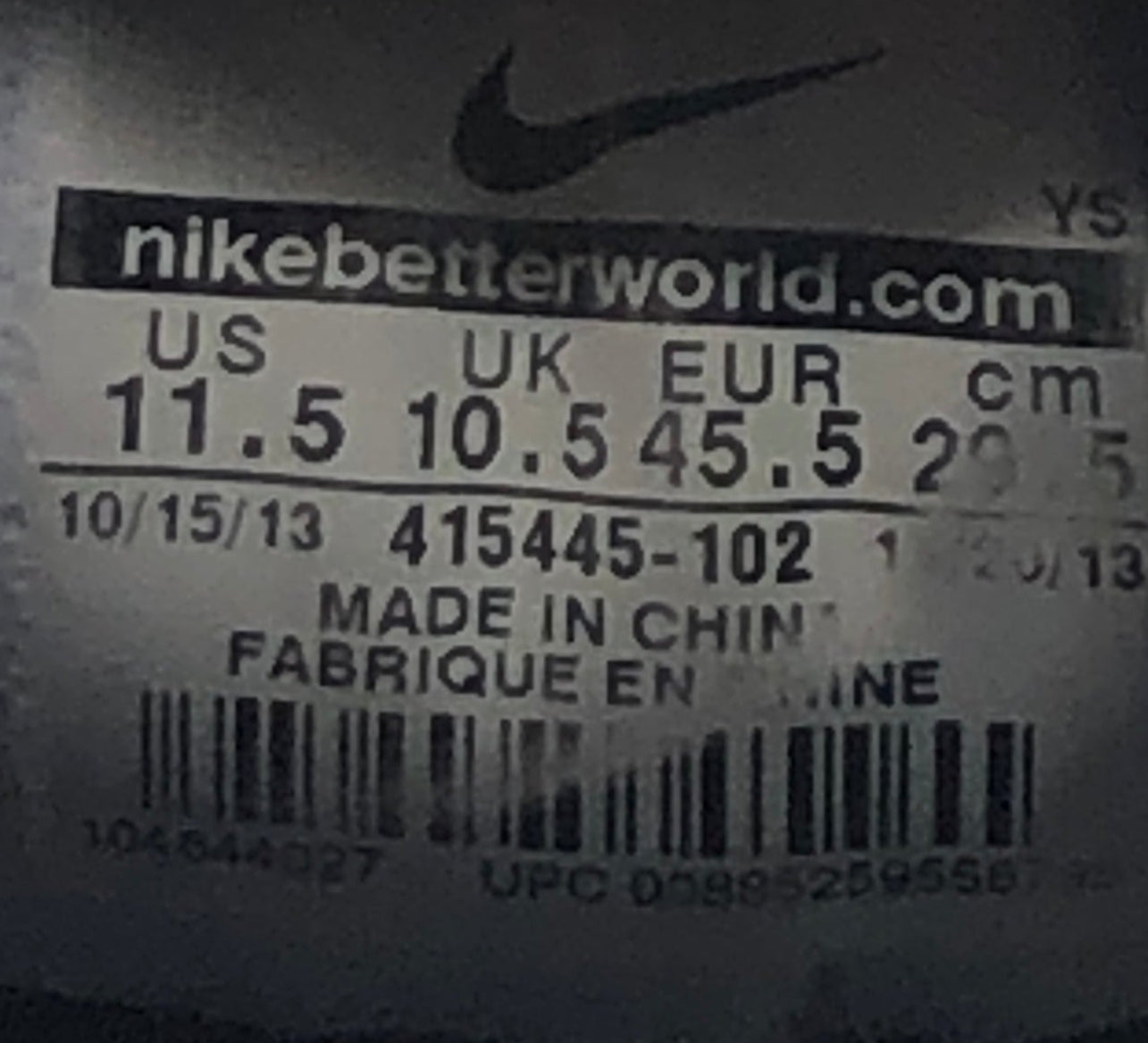 EUR SIZE 45.5 | Nike Air Monarch IV