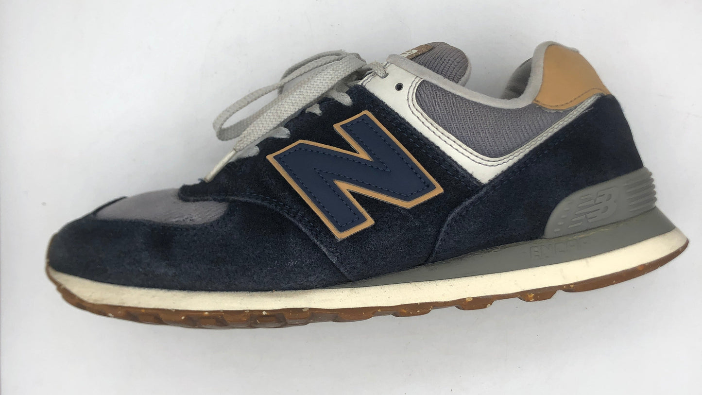 New Balance Grey and Blue Trainers