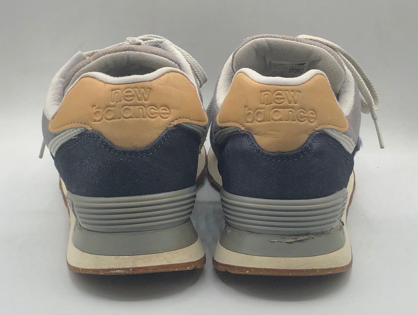 New Balance Grey and Blue Trainers