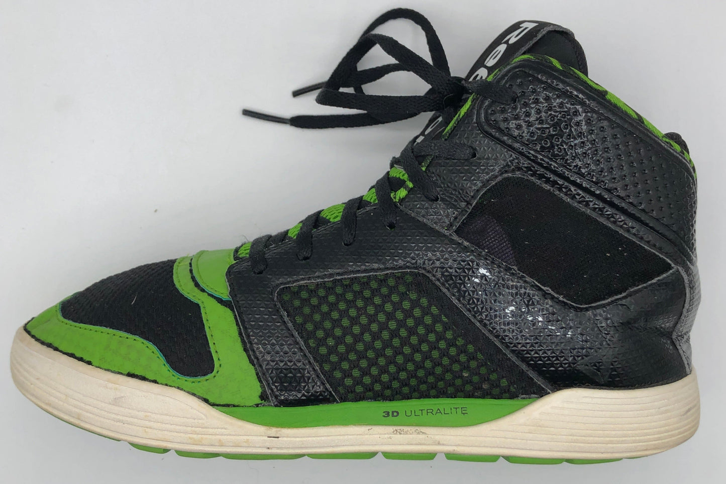 EUR SIZE 39 | Reebok Green & Black High-Top Sneakers