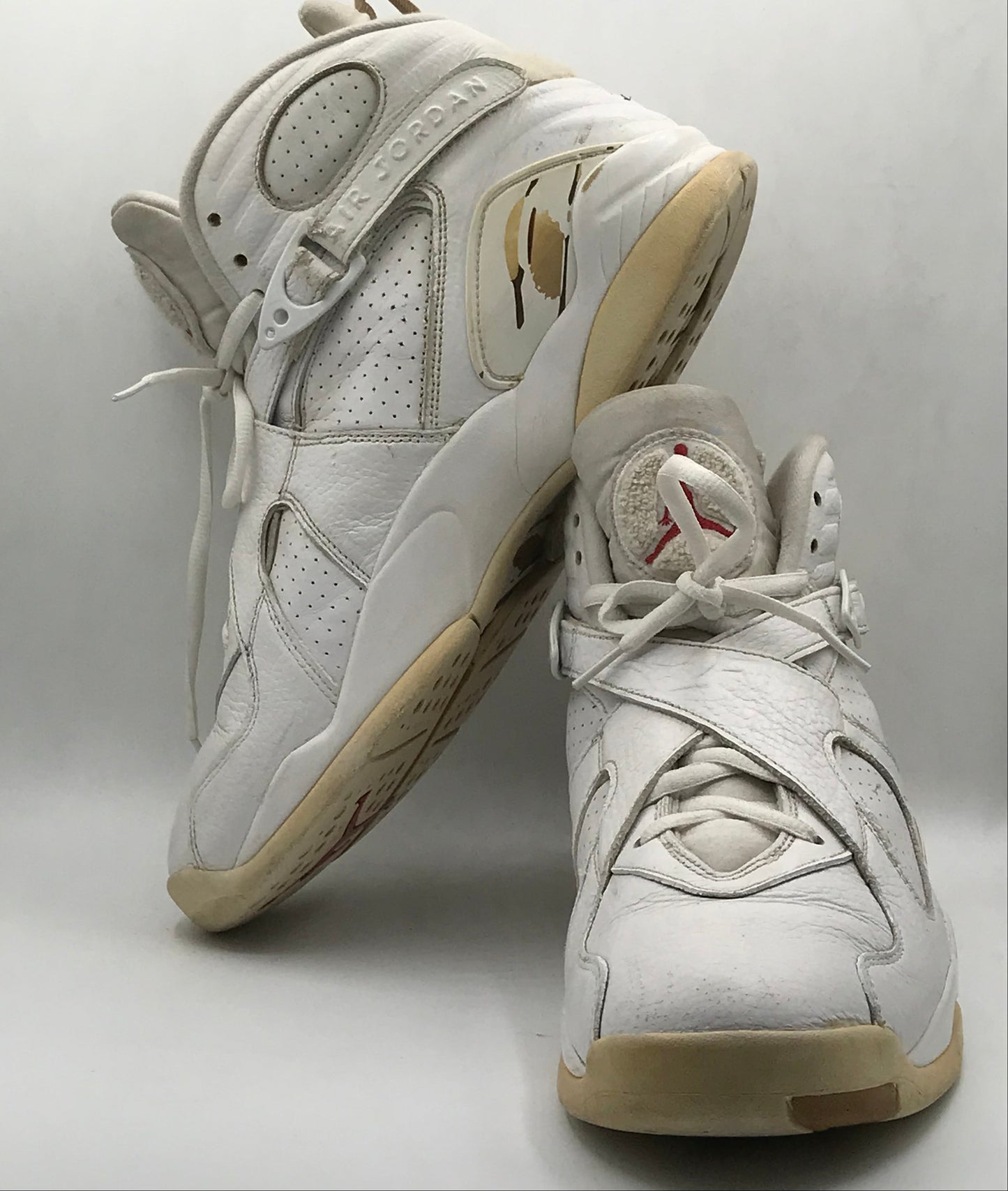 EUR SIZE 46 | Air Jordan 8 leather sneakers