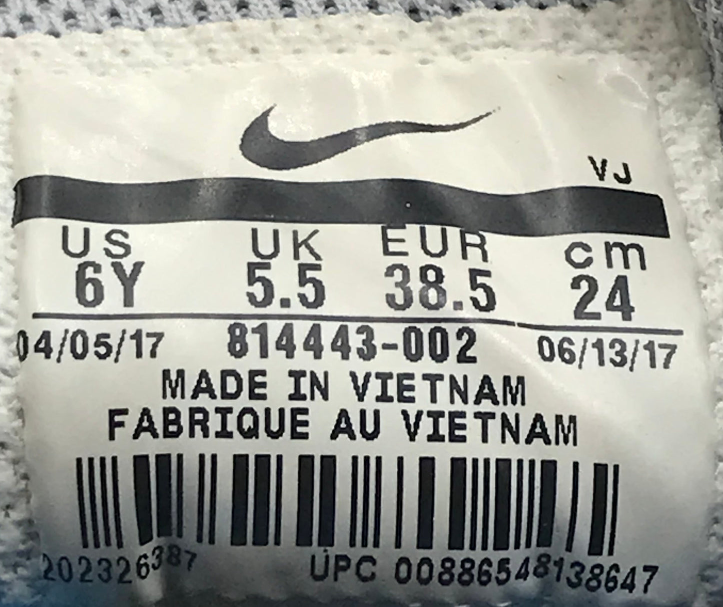EUR SIZE 38.5 | NIKE AIR MAX TAVAS GS