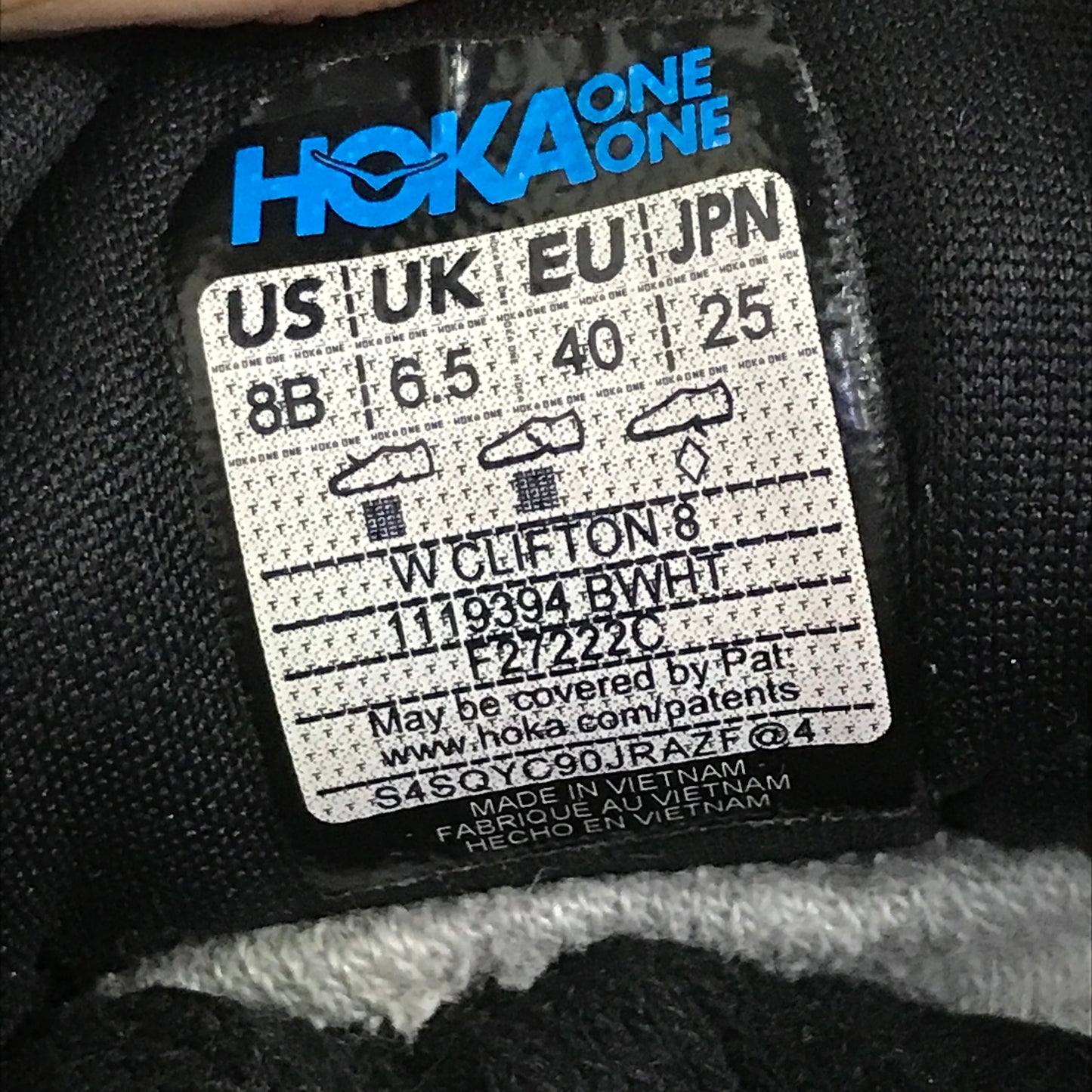 EUR SIZE 40 |  Hoka Bondi 8 running shoes
