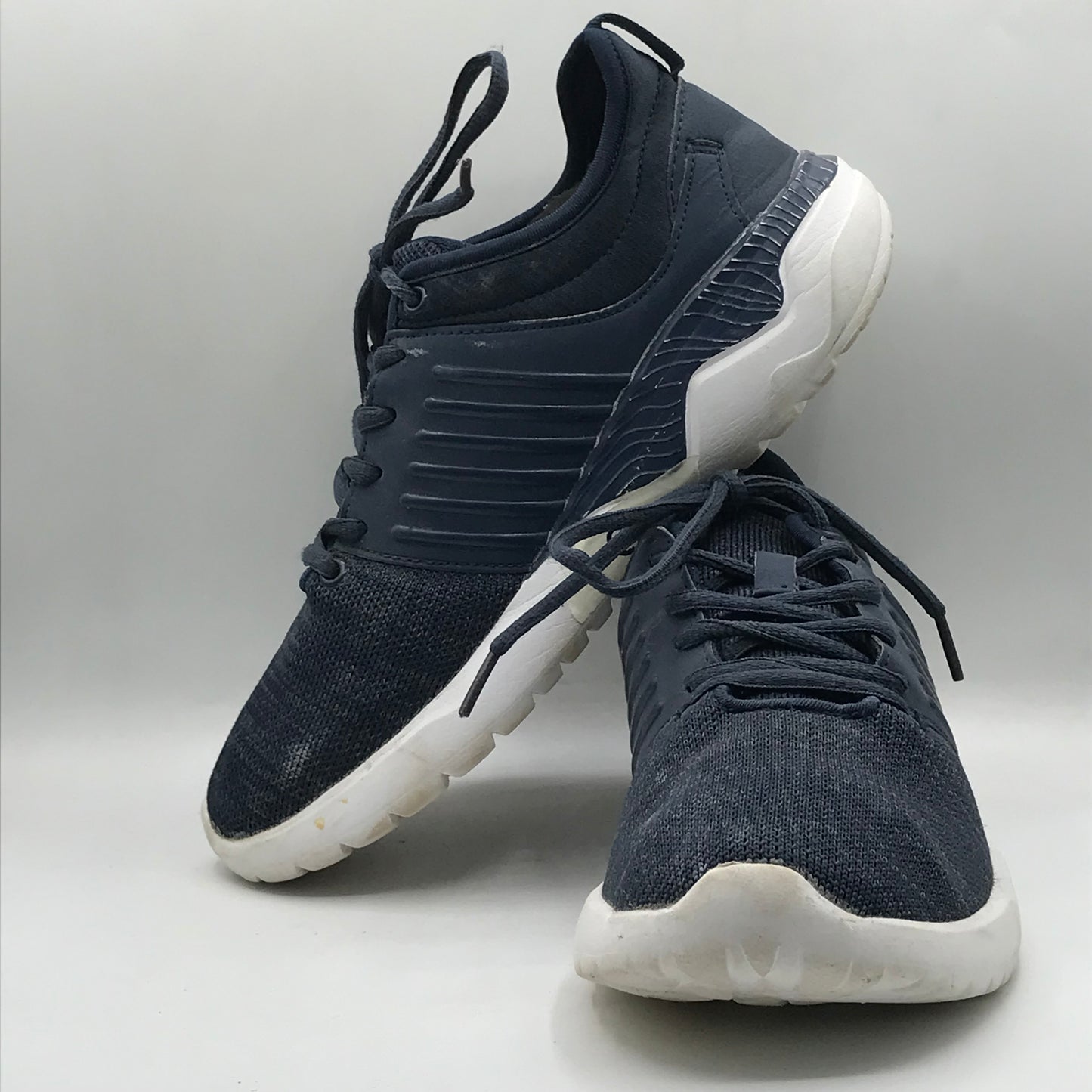 EUR SIZE 40 | men's navy blue athletic sneakers