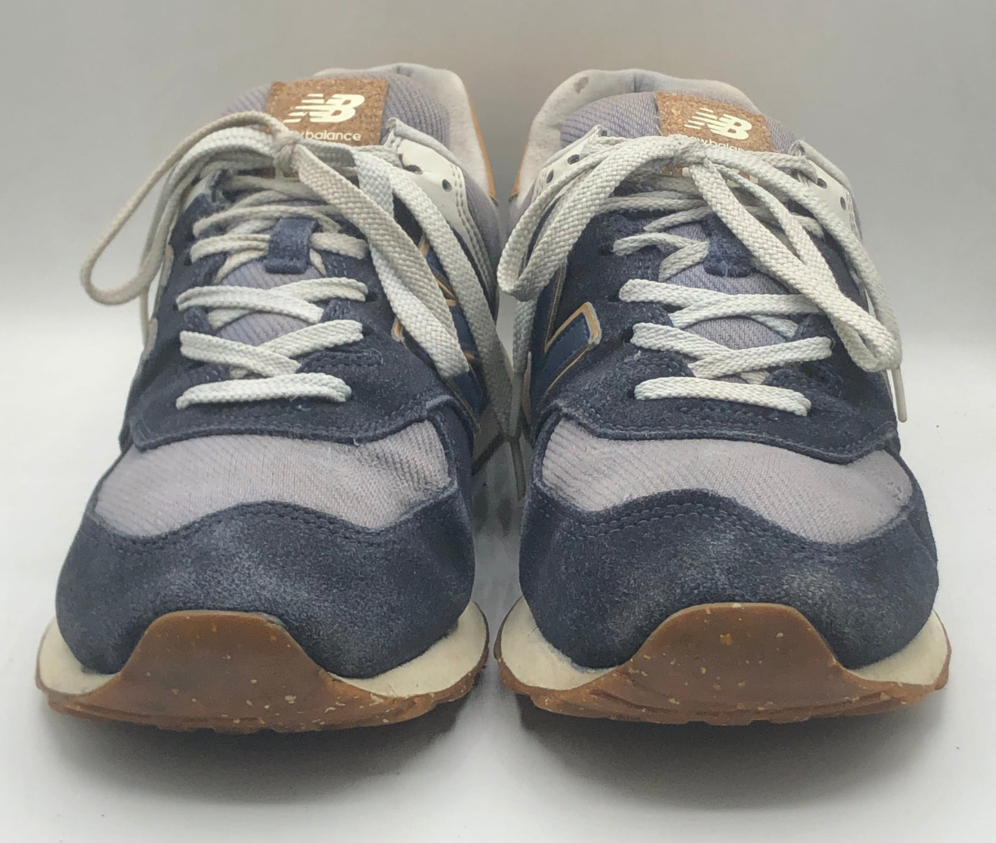 New Balance Grey and Blue Trainers