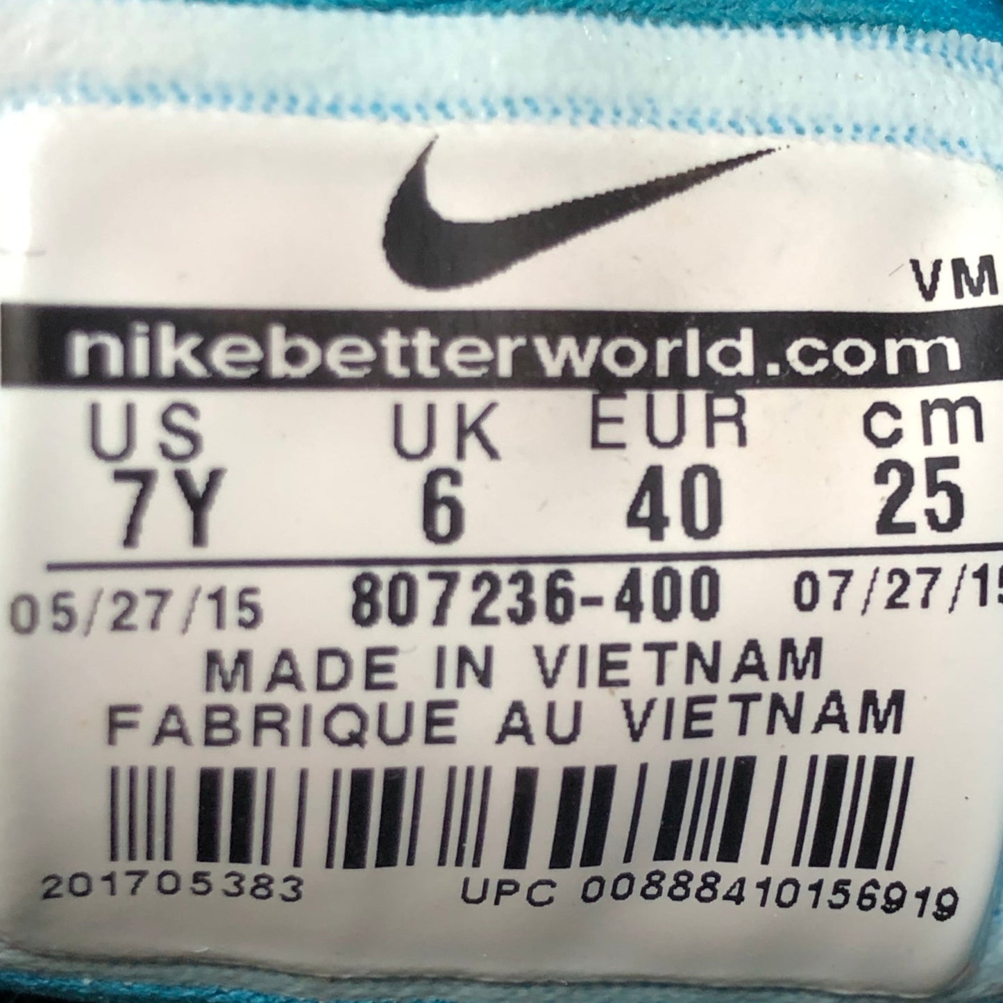 Size EUR 40 | MENS 2016 BLUE LAGOON-BLACK RUNNING SHOES