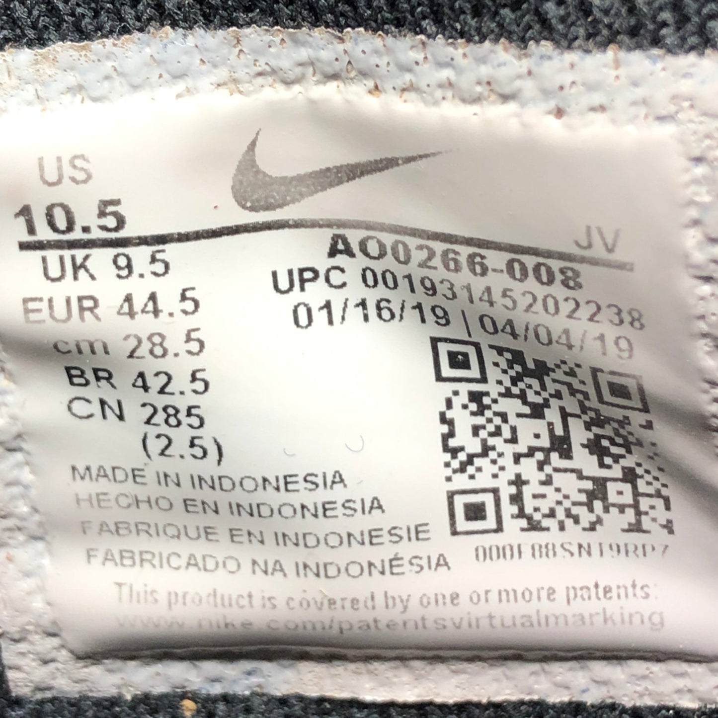 Size EUR 44.5|Nike Air Max Motion Shoes