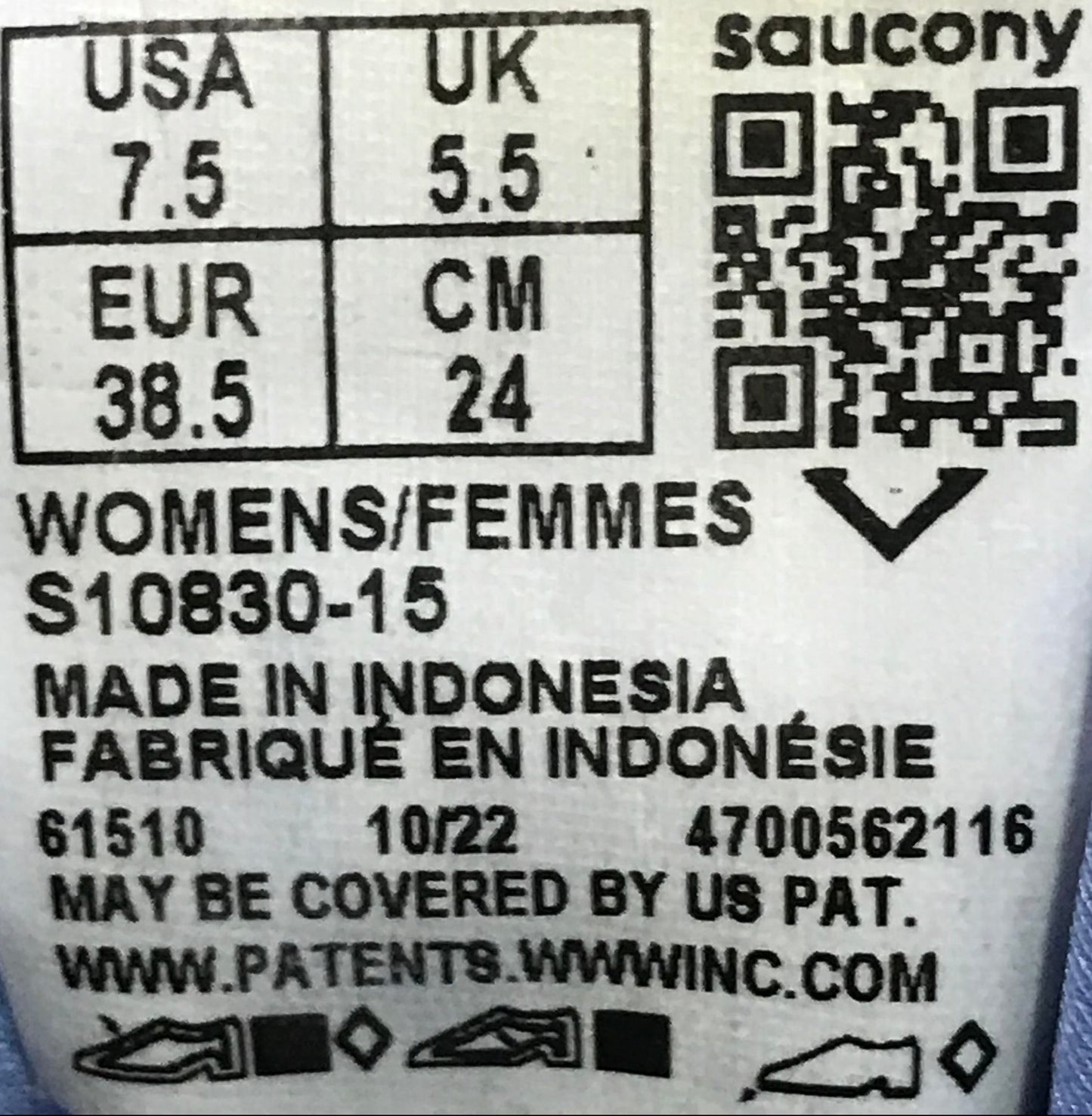 EUR SIZE 38.5 | SAUCONY GUIDE 16