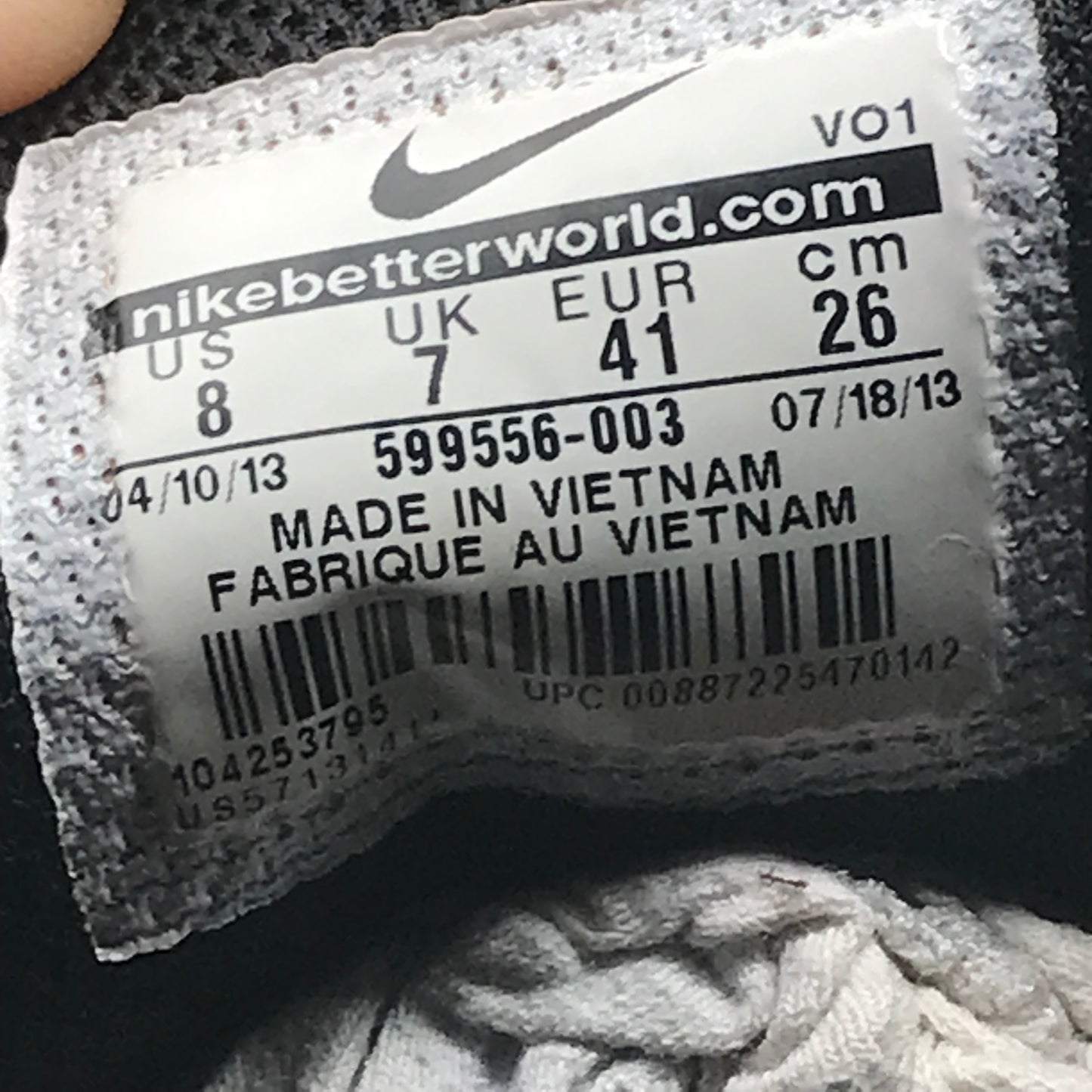 EUR SIZE 41 | Nike Air Visi Pro VI Nubuck basketball shoes.