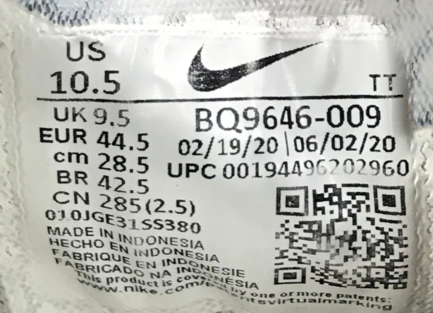 EUR SIZE 44.5 | Nike Men's Air Zoom Pegasus Running Shoes 37