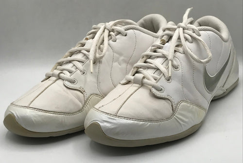 EUR SIZE 43 | NIKE White Leather Athletic Shoes