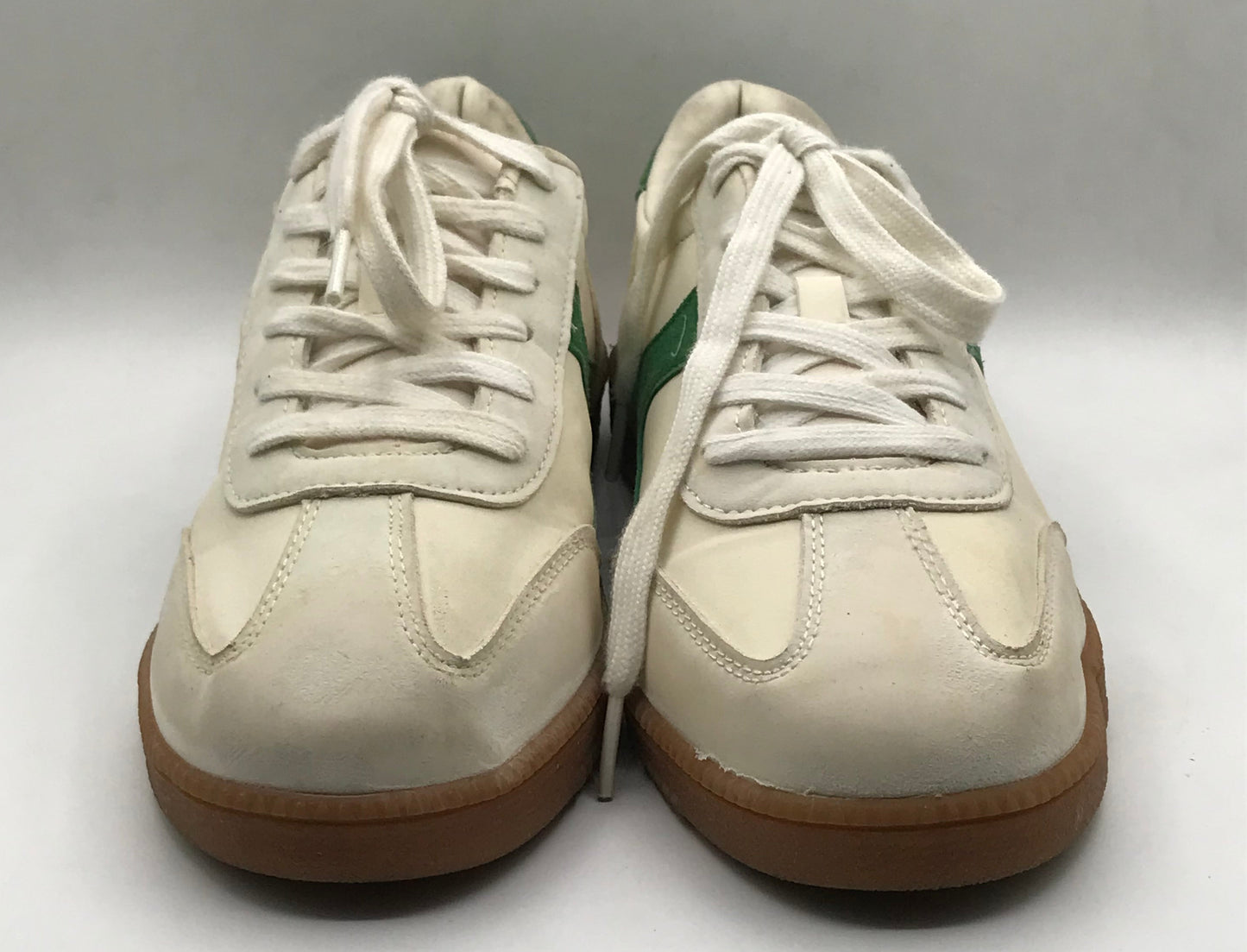 EUR SIZE 40.5 | White Colourblock Lace Up Trainers