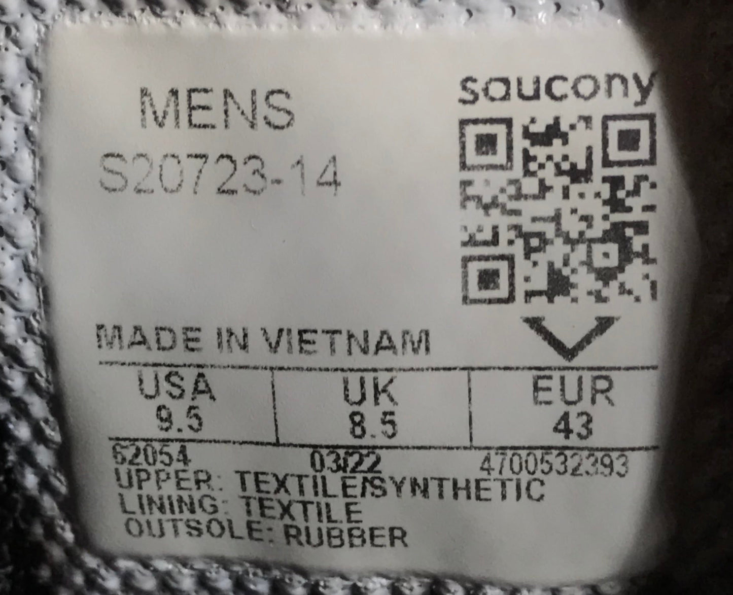 EUR SIZE 43 |  Saucony Kinvara