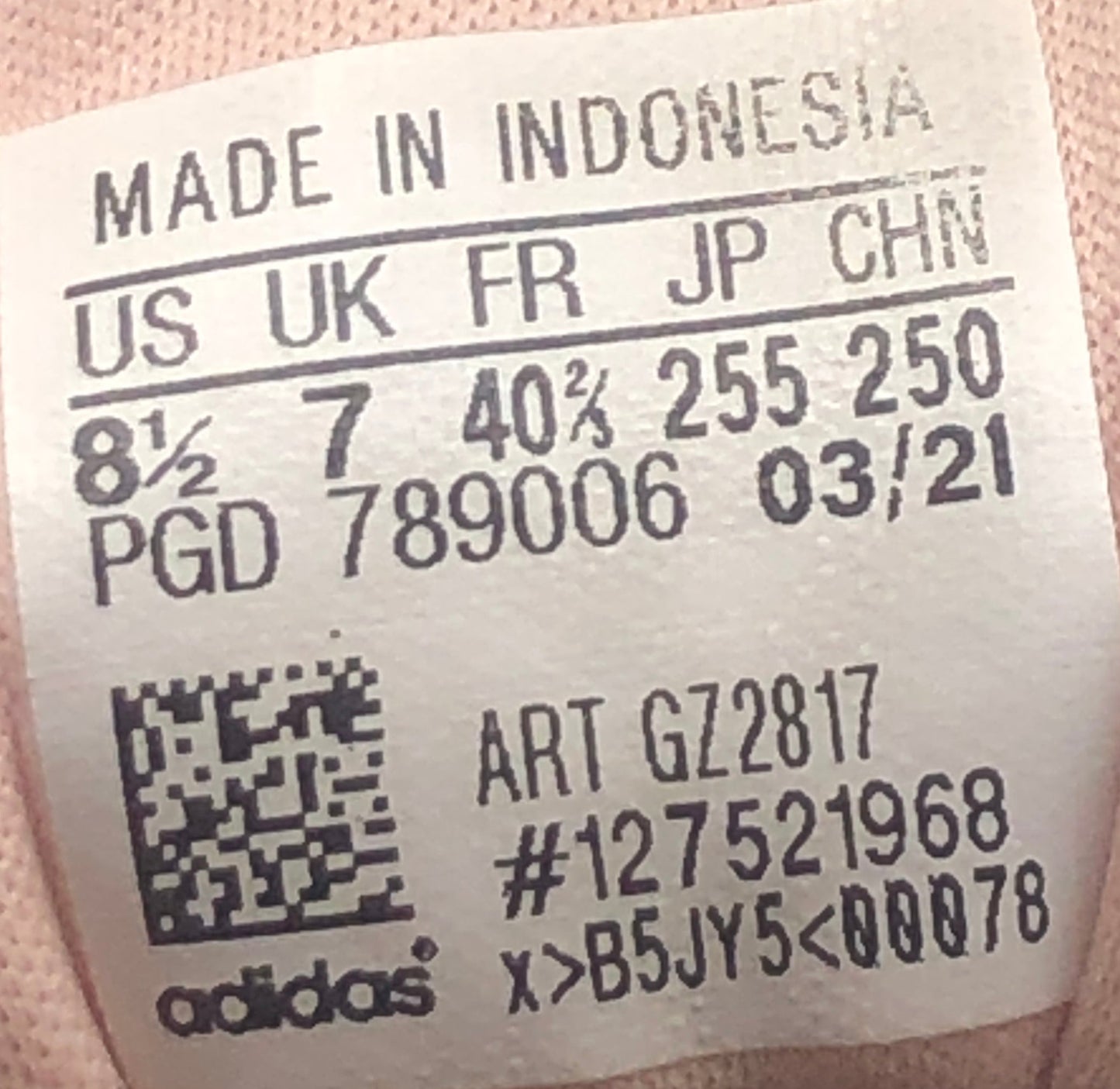 EUR SIZE 40.5 | Adidas Pink lite racer