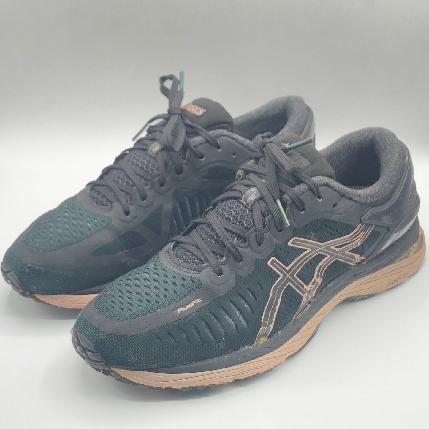 EUR SIZE 41.5 | Asics Metarun Black Rose Gold Athletic Training Running Shoes