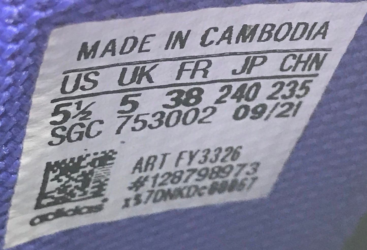 EUR SIZE 38 | Adidas Deportivo III T