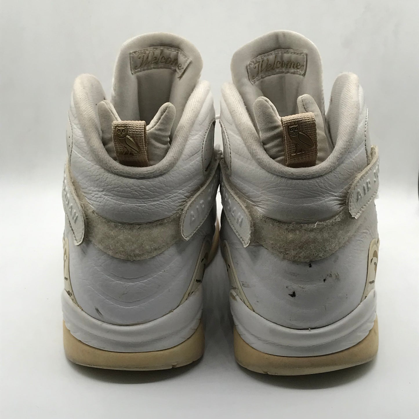 EUR SIZE 46 | Air Jordan 8 leather sneakers