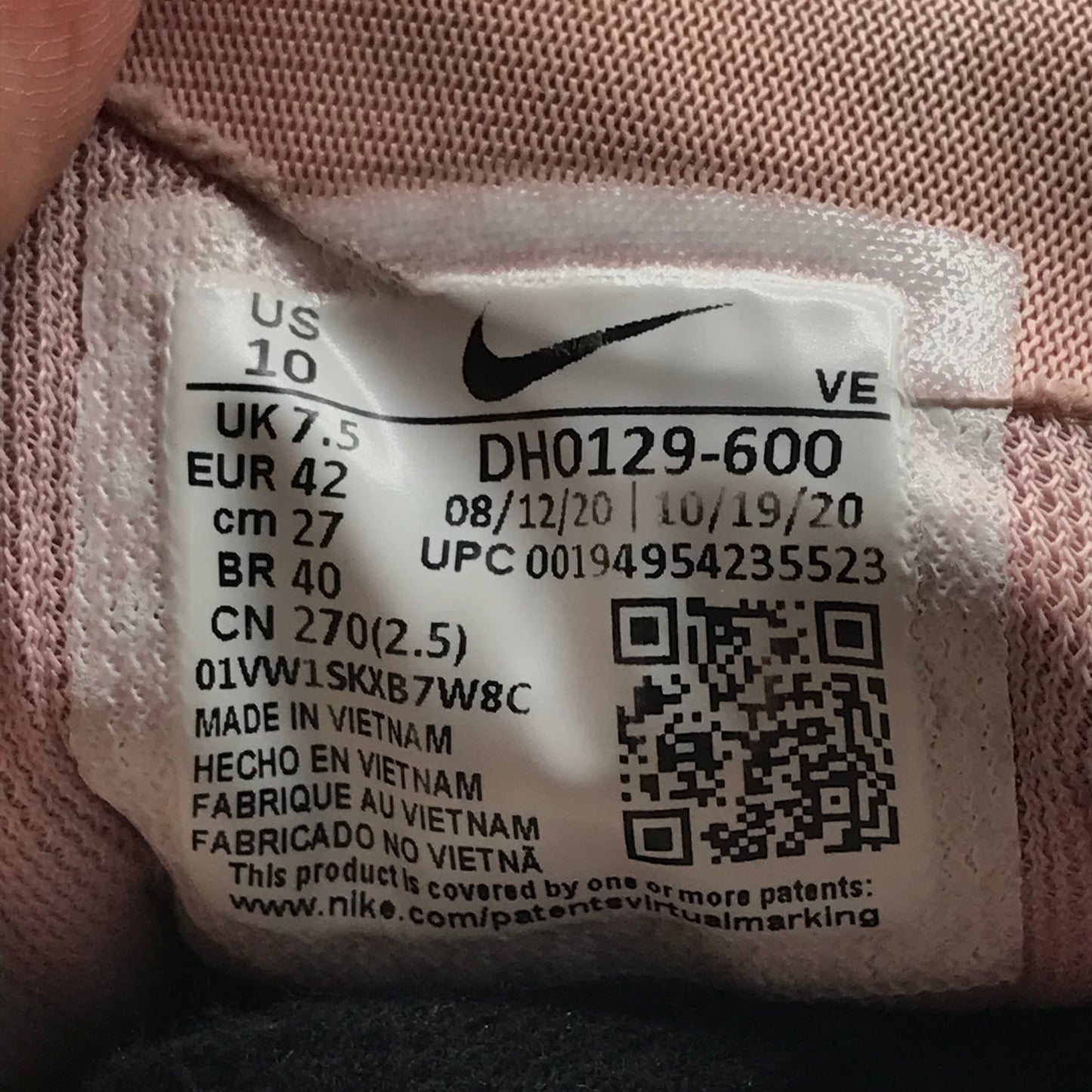 EUR SIZE 42 | Nike Air Zoom Pegasus 37 Pink Glaze