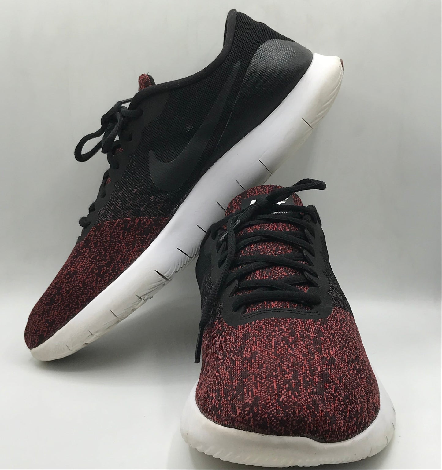 Nike Flex Contact Black Red Shoes
