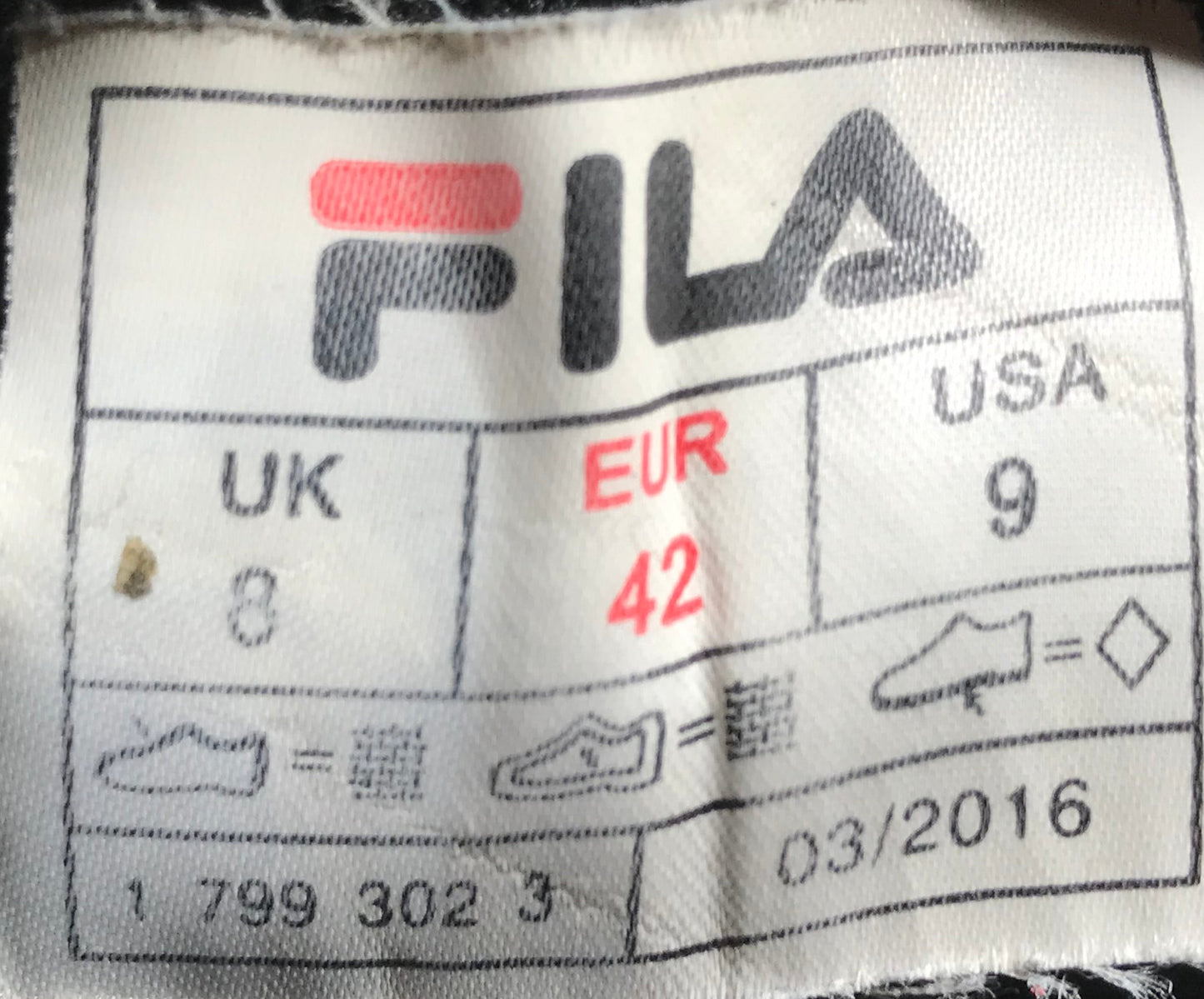 EUR SIZE 42 | Fila Sprint Men's Sports Shoe